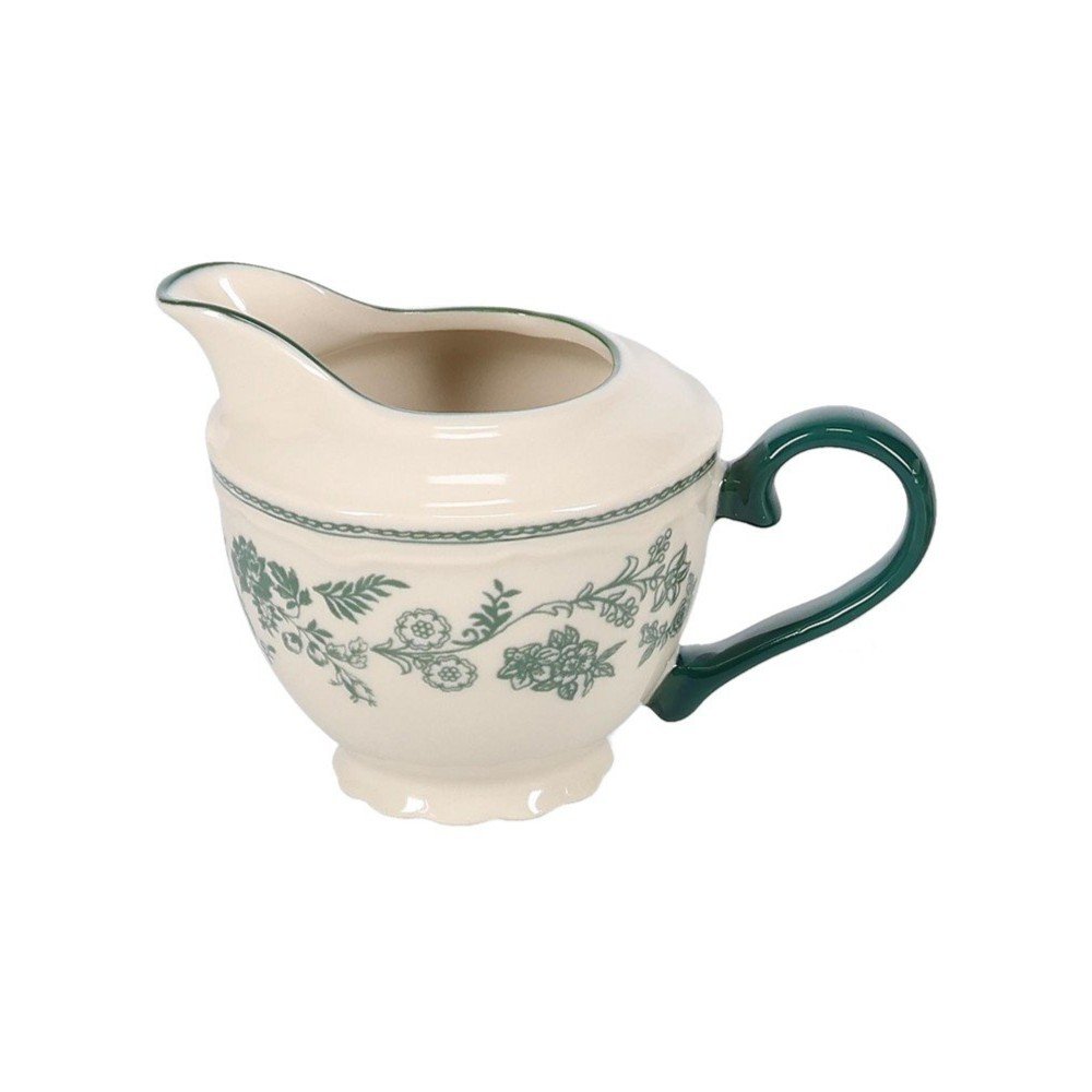 Zöld-elefántcsont színű porcelán tejkiöntő 180 ml Cyril – S|P Collection