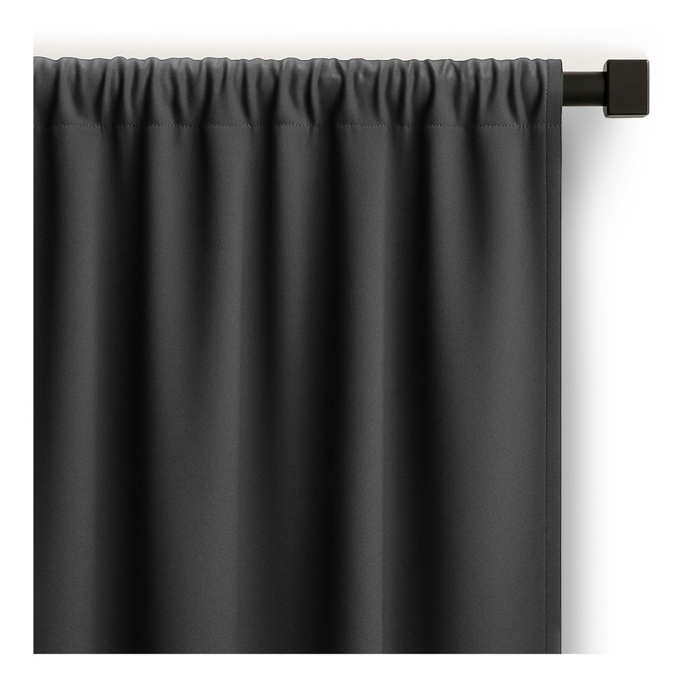 Antracitszürke dimout (részleges sötétítő) függöny 140x270 cm Carli – Restilo
