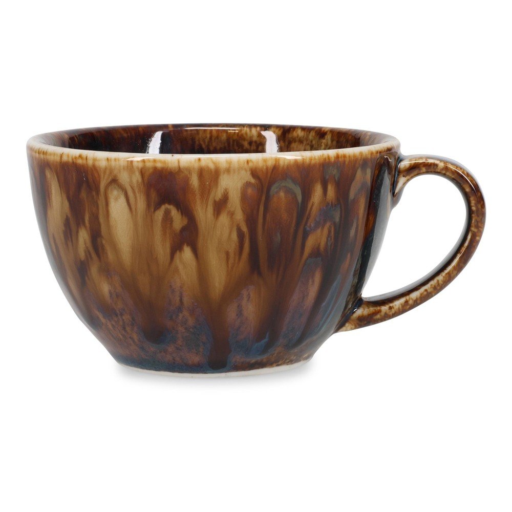 Barna porcelán csésze lattéhoz 300 ml Resto – BonBistro