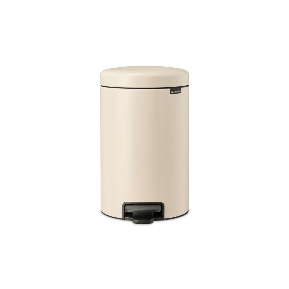 Bézs acél pedálos szemetes 12 l NewIcon – Brabantia