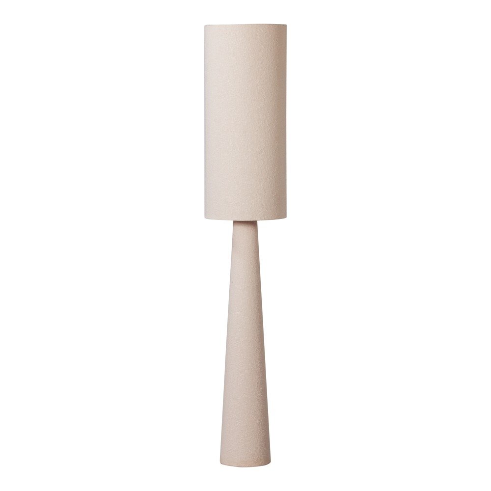 Bézs állólámpa textil búrával (magasság 187 cm) Loft – WOOOD