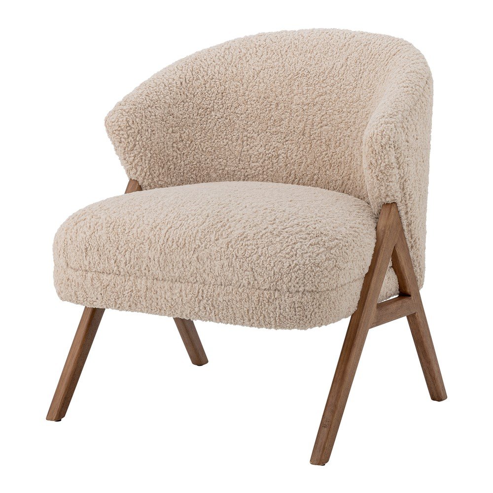 Bézs zsenília fotel Camino – Bloomingville