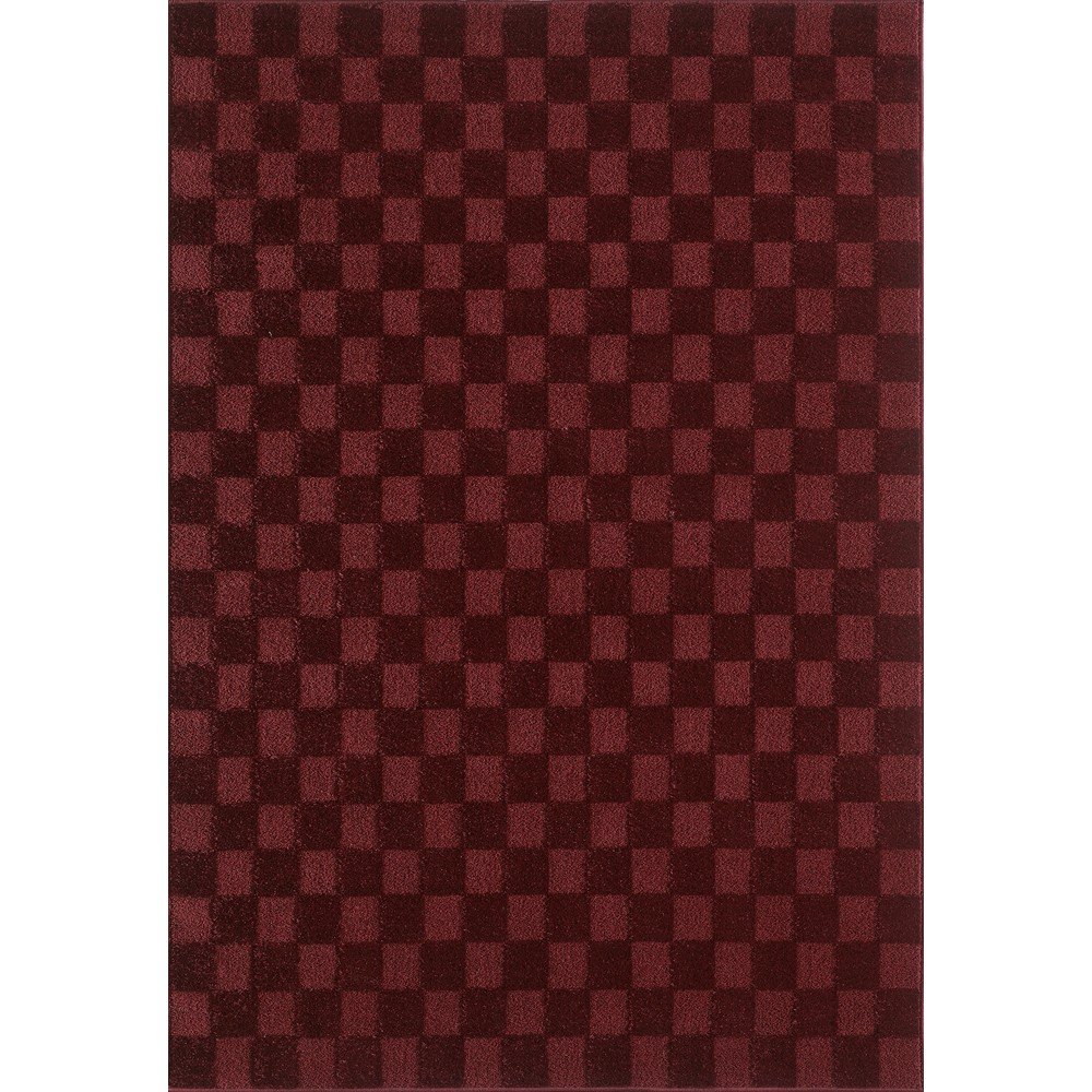 Borvörös szőnyeg 120x170 cm Mosaic – ESTE