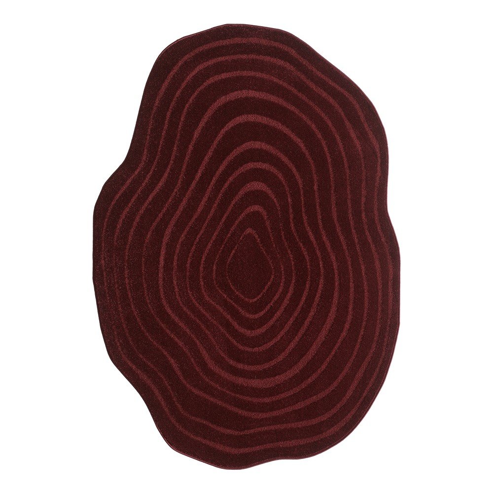 Borvörös szőnyeg 160x230 cm Pebble – ESTE