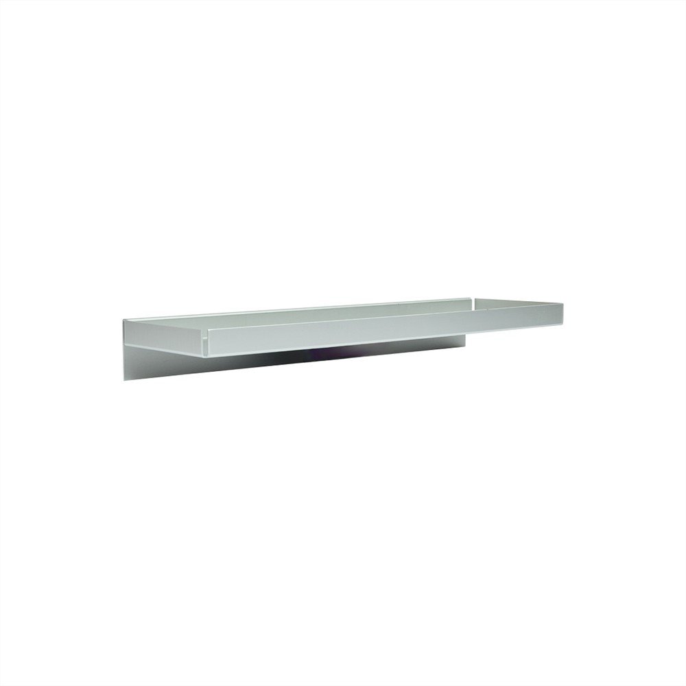 Ezüstszínű fém fali polc 50 cm Bakku – OYOY Living Design