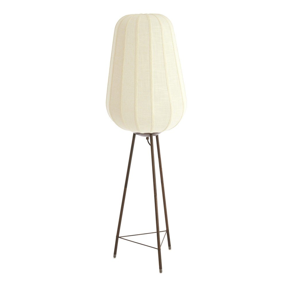 Fehér állólámpa textil búrával (magasság 133 cm) Bibury – Light & Living