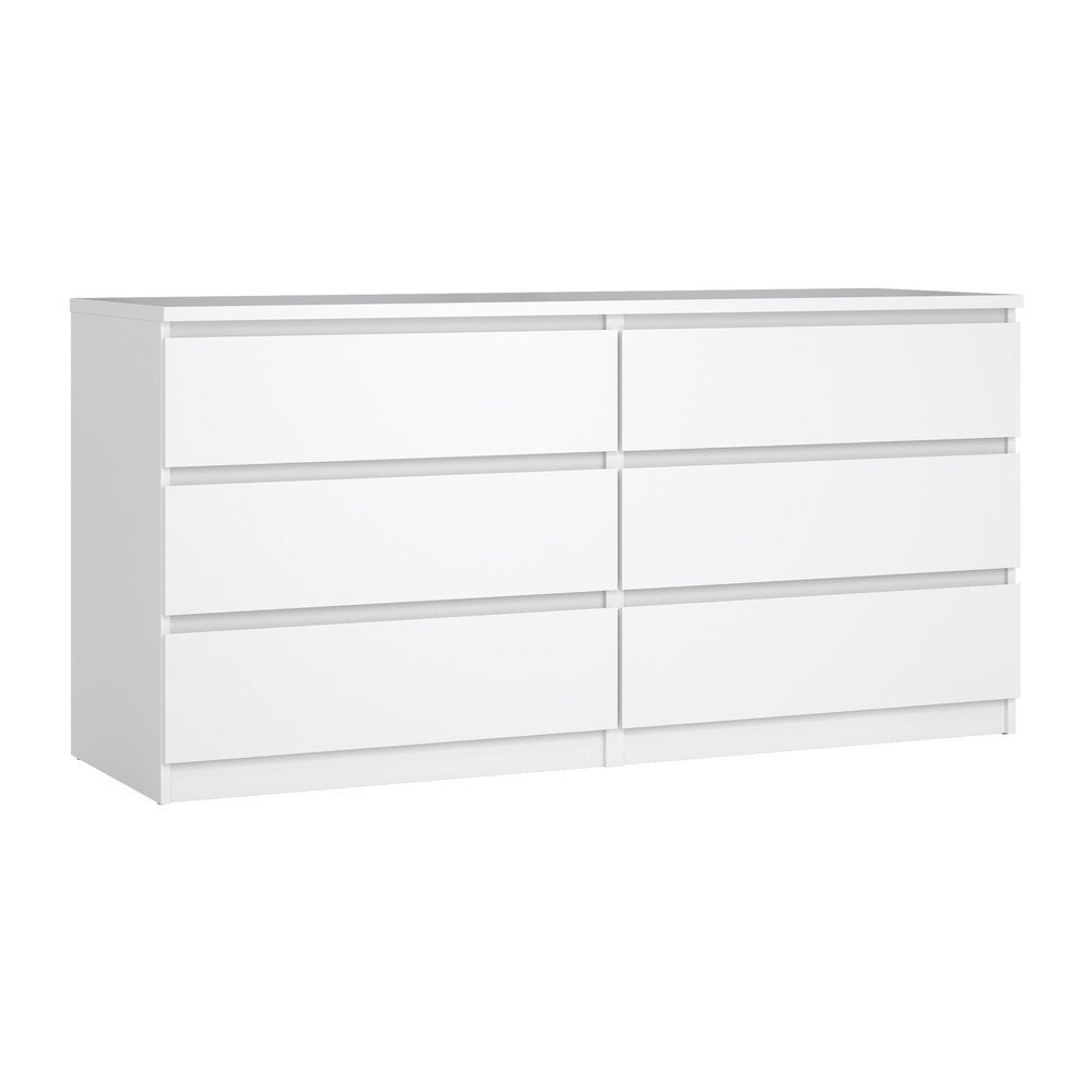 Fehér komód 154x76x50 cm Naia – Tvilum