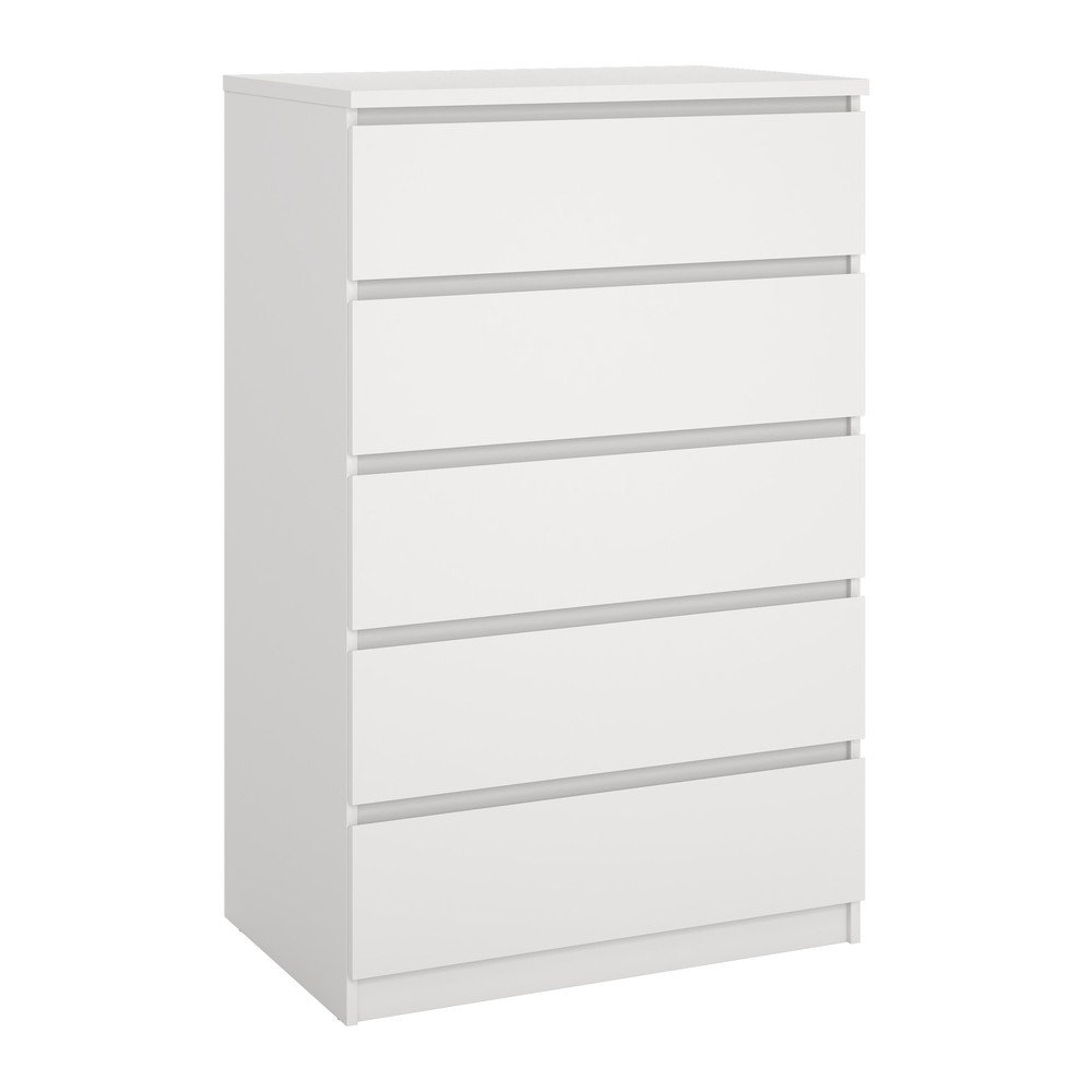 Fehér komód 77x121x50 cm Naia – Tvilum