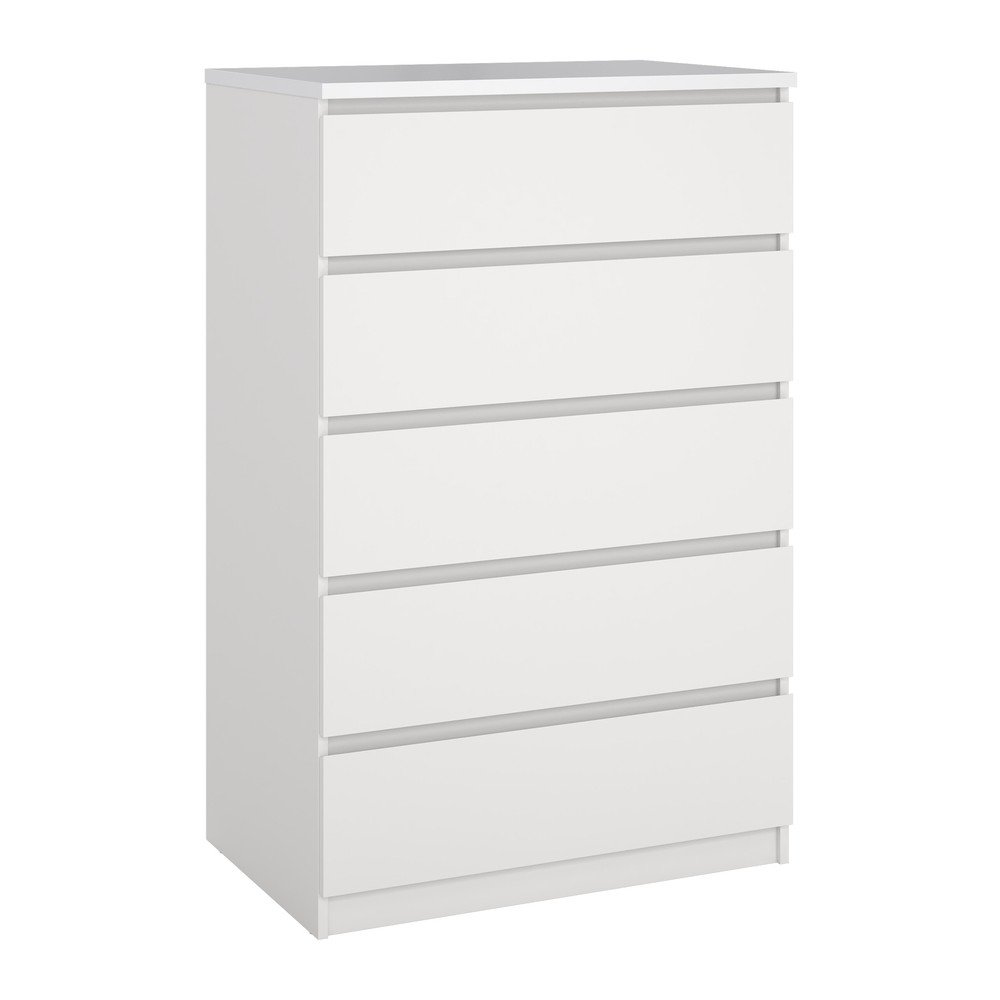 Fehér komód 77x121x50 cm Naia – Tvilum