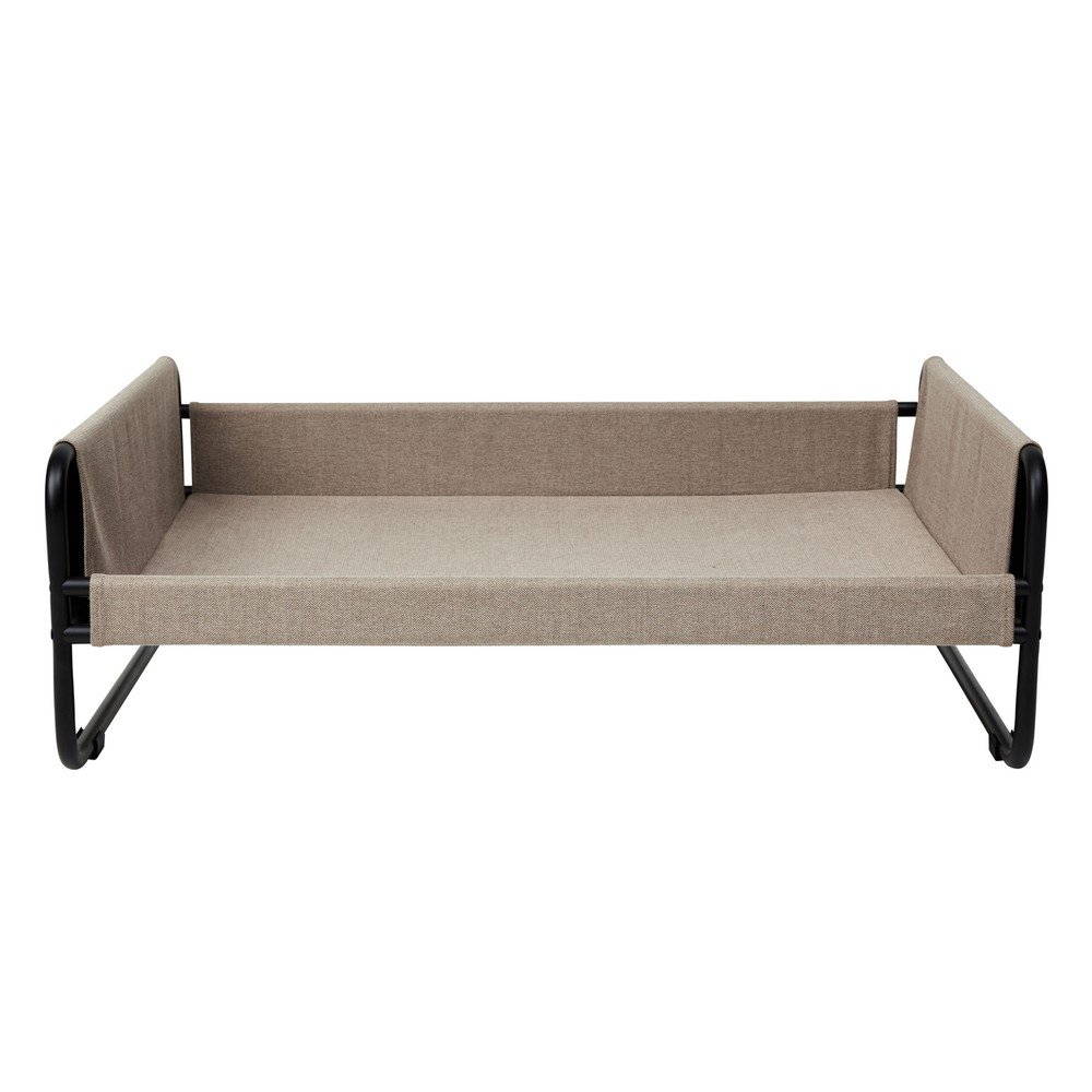 Fekete-bézs acél fekhely kutyáknak 92x73 cm Milo – OYOY Living Design