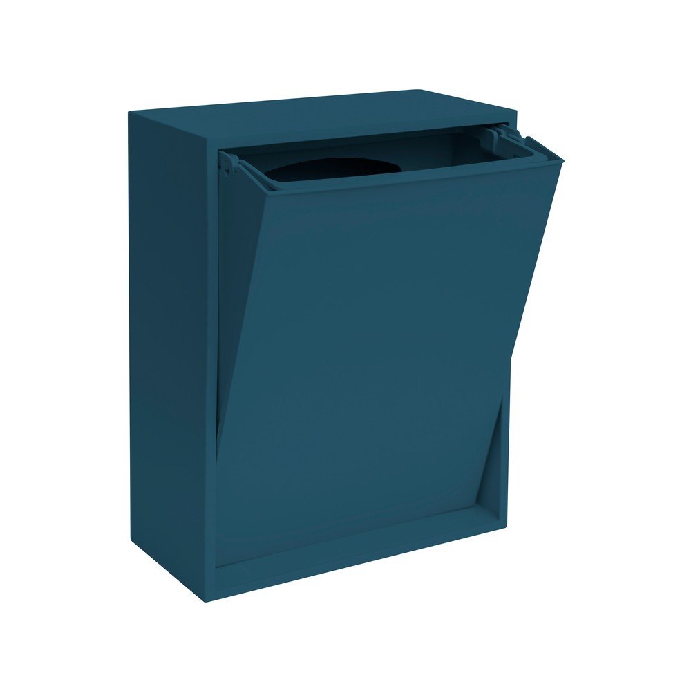 Kék újrahasznosított műanyag szelektív-fali szemetes Recycling Box – ReCollector