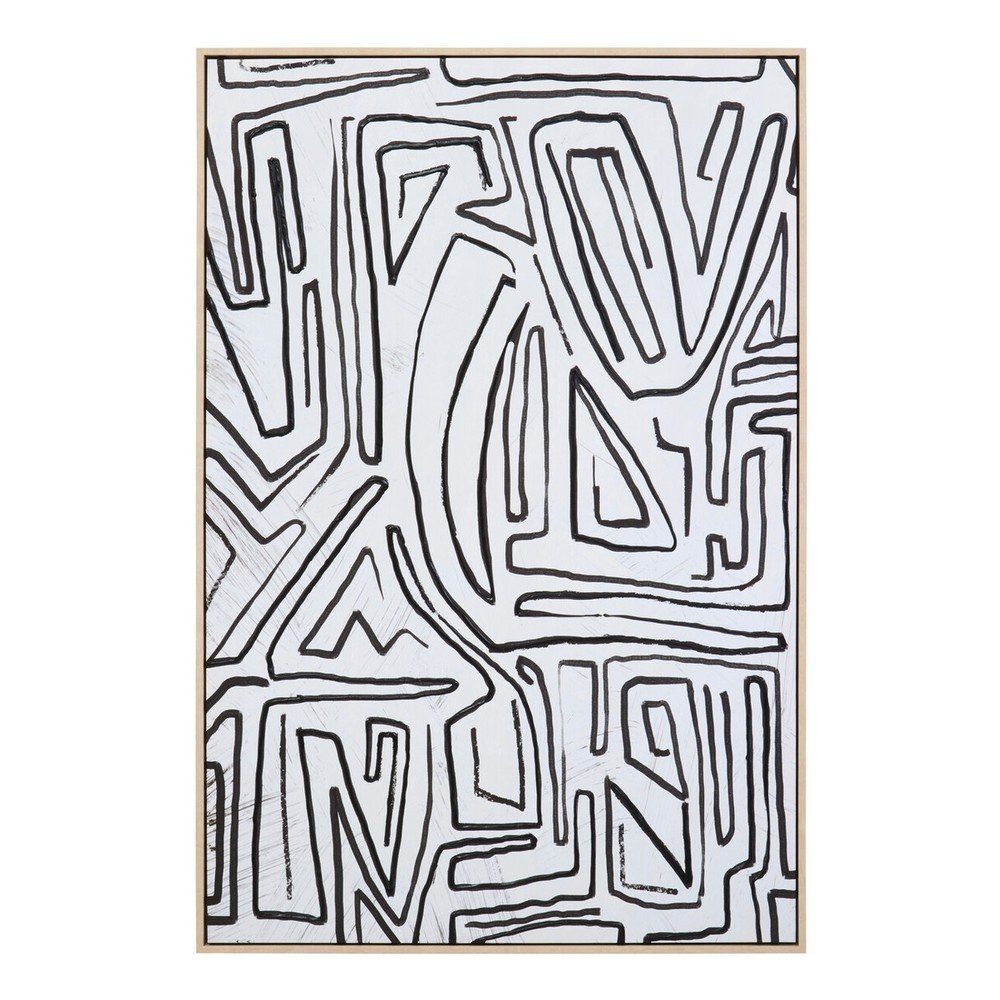 Keretezett-vászon kép 83x123 cm Astratto – Premier Housewares