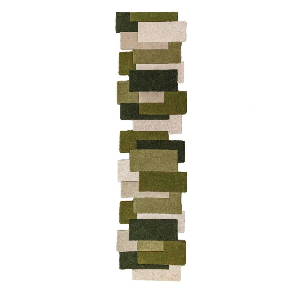 Kézi szövésű gyapjú futószőnyeg 60x230 cm Collage – Flair Rugs
