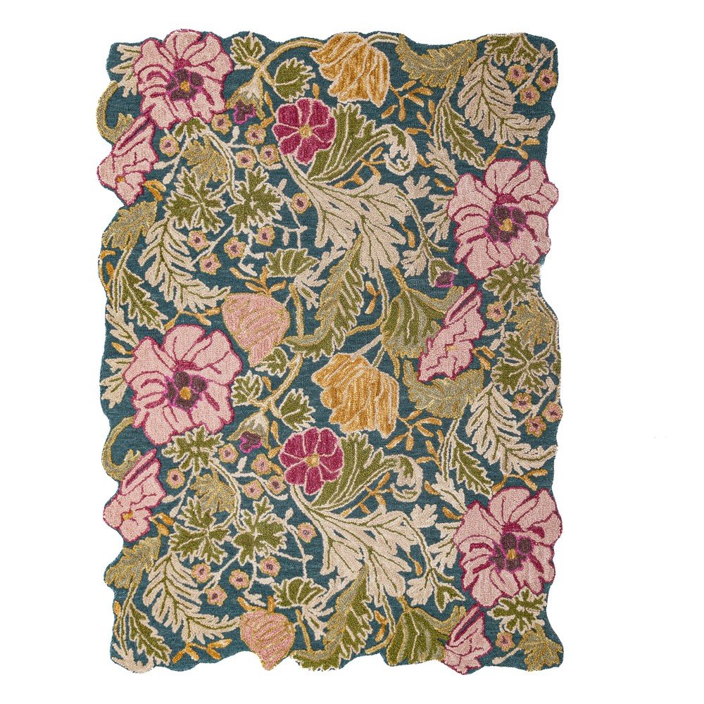 Kézi szövésű gyapjú szőnyeg 160x230 cm Daphne Shaped Floral – Flair Rugs