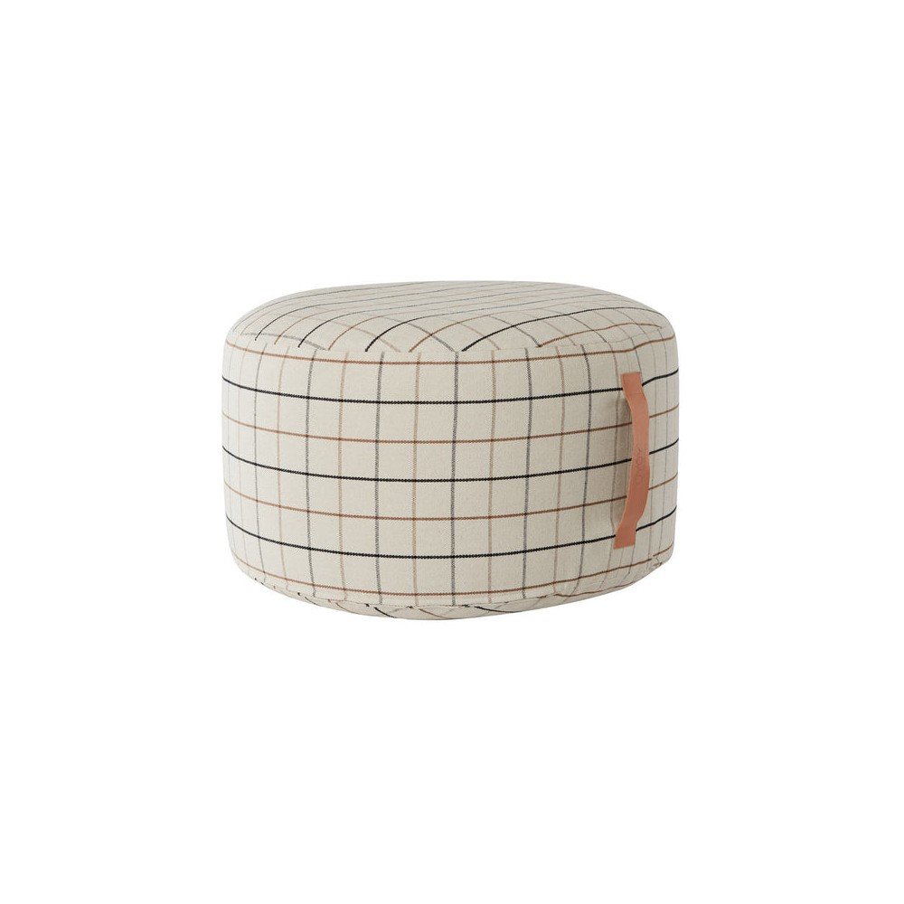 Krémszínű babzsákfotel Grid – OYOY Living Design