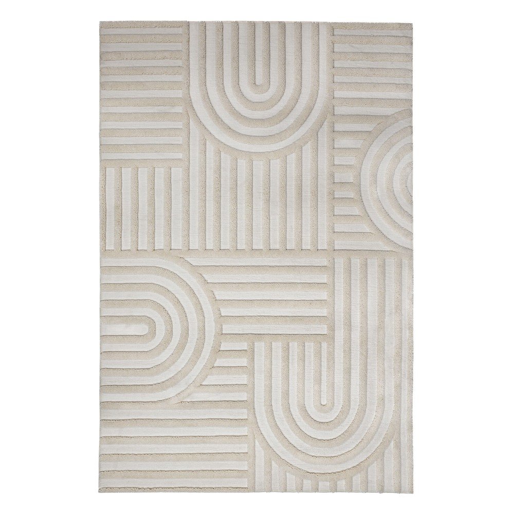 Krémszínű szőnyeg 133x190 cm Elara – Flair Rugs