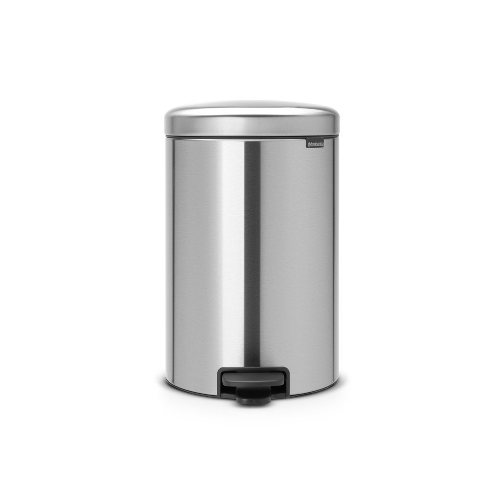 Matt ezüstszínű acél pedálos szemetes 20 l NewIcon – Brabantia
