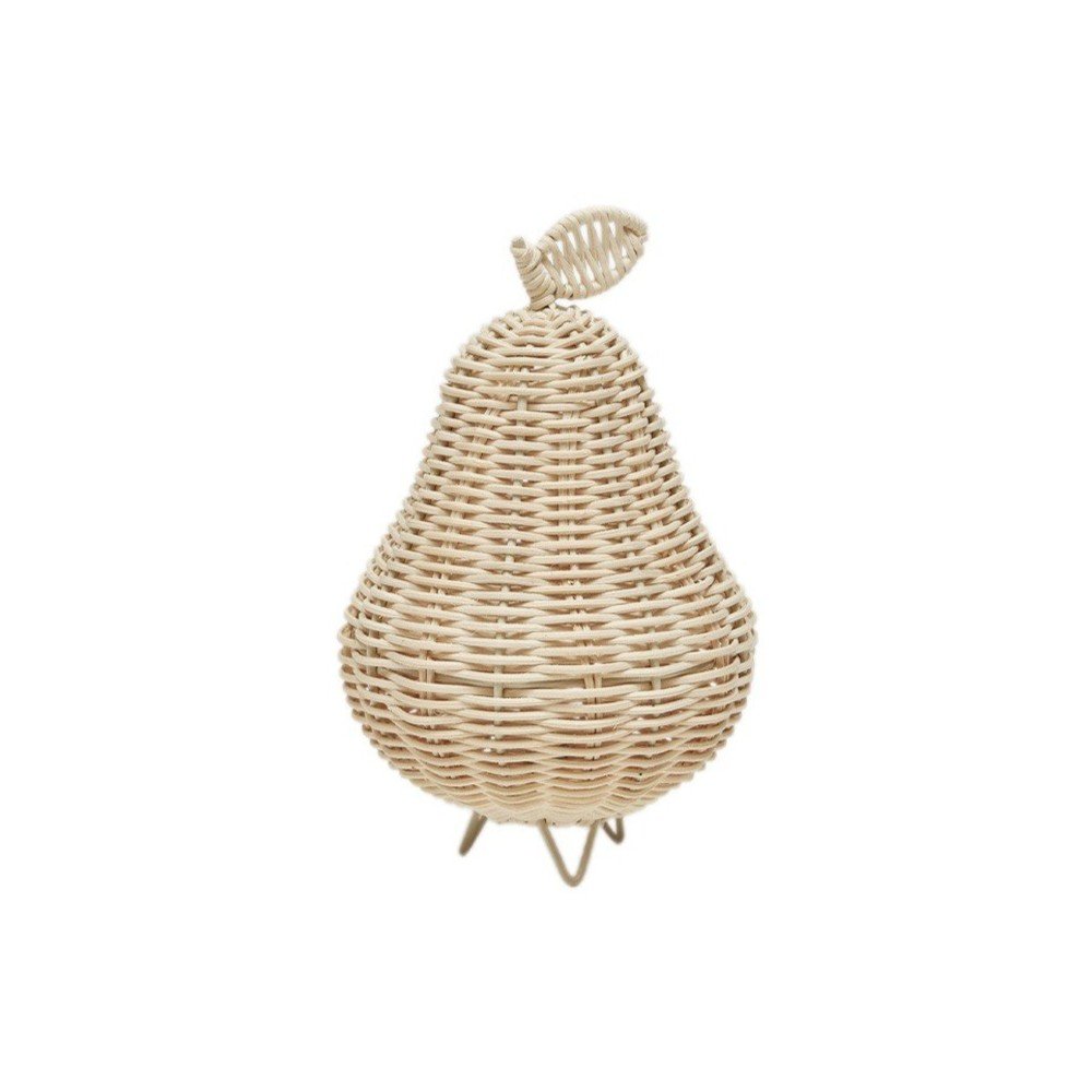 Natúr színű gyerek éjjelilámpa ø 12 cm Pear – OYOY Mini