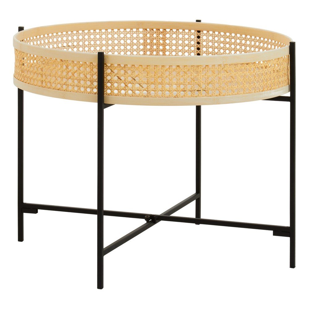 Natúr színű rattan kerek dohányzóasztal ø 60 cm Depok – Premier Housewares