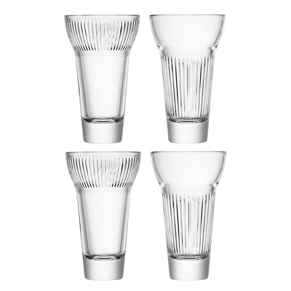 Röviditalos pohár szett 4 db-os 220 ml Mix – La Rochére