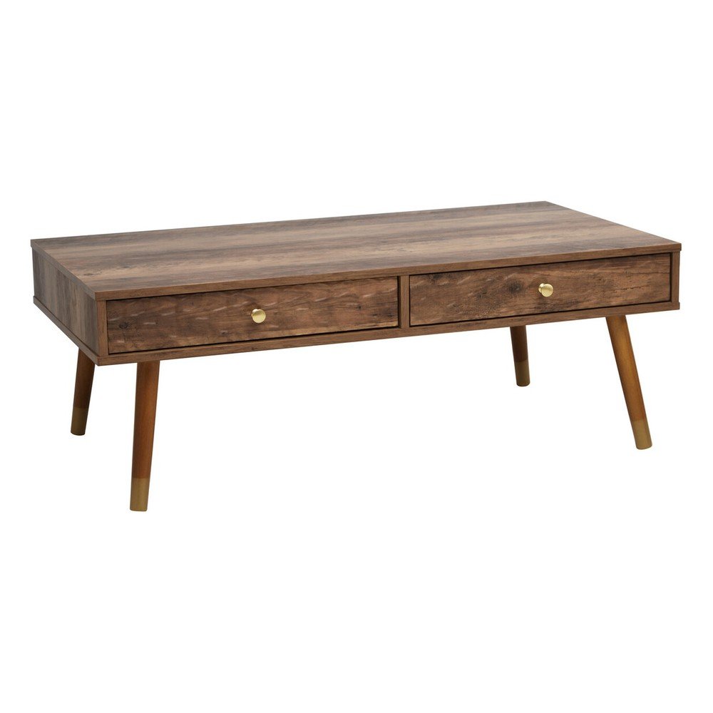 Sötét natúr színű dohányzóasztal 59x110 cm Frida – Premier Housewares