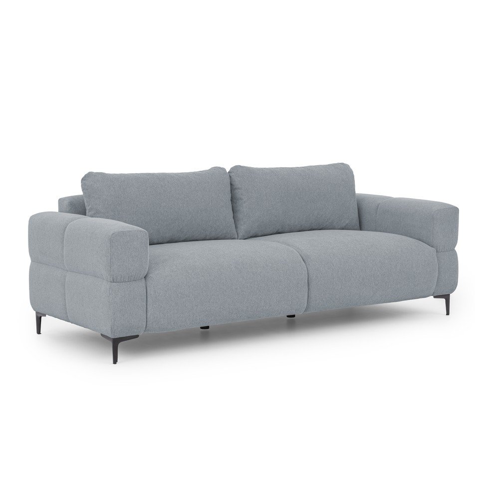 Szürkéskék kanapé 217 cm Helio – Ropez