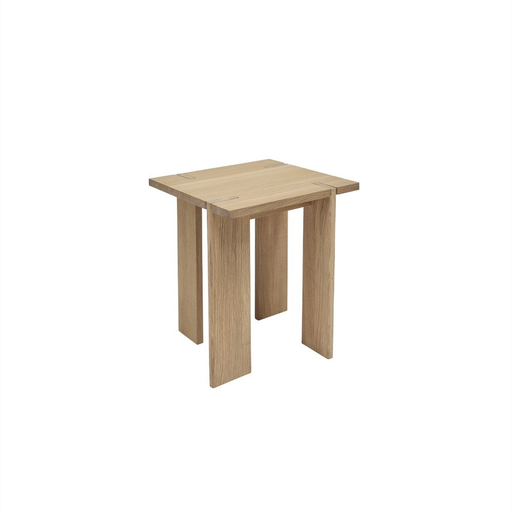 Tölgyfa tárolóasztal 40x40 cm Oy – OYOY Living Design