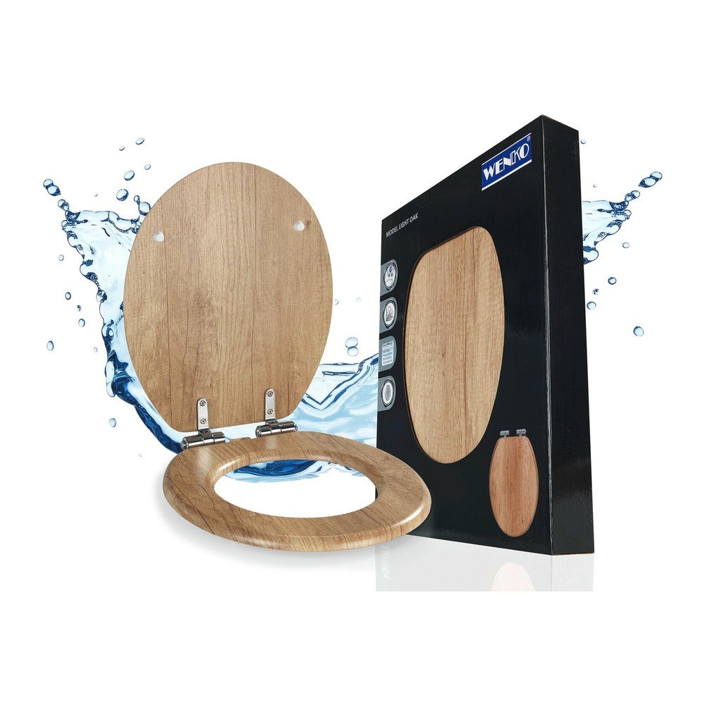 WC-ülőke automatikus záródással 37 x 43 cm Oak – Wenko