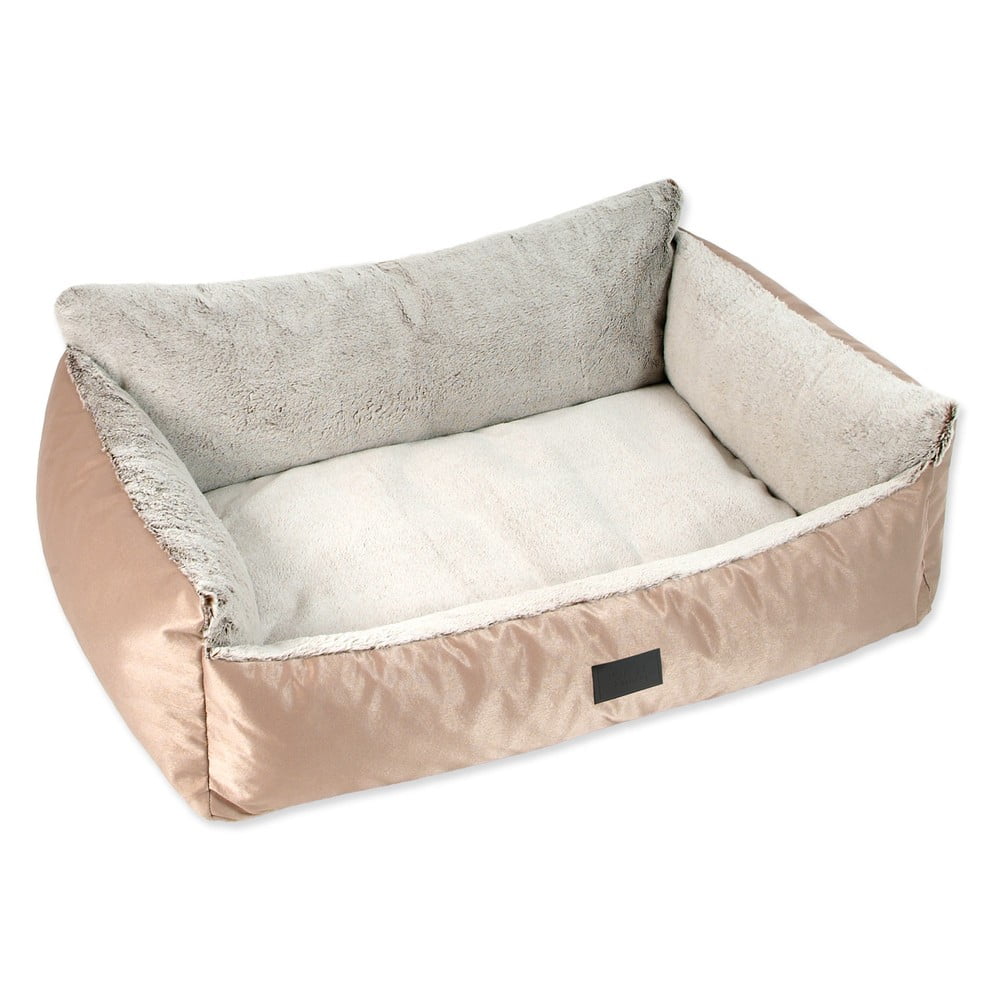 Aranyszínű fekhely kutyáknak 58x46 cm Dog Fantasy Lux Platinum – Plaček Pet Products