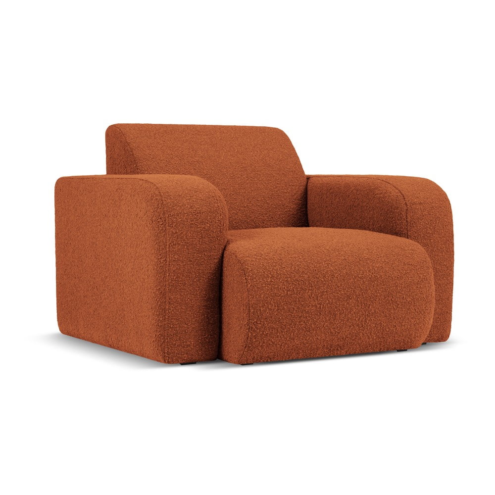 Barna buklé fotel Molino – Micadoni Home