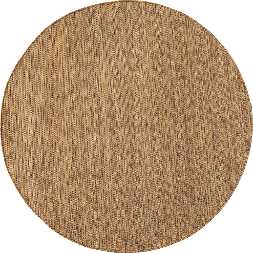 Barna kerek kültéri-beltéri szőnyeg ø 160 cm Mira 1450 – Ayyildiz Carpets