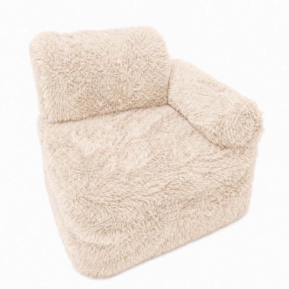 Bézs gyerek fotel Mammoth – Meowbaby