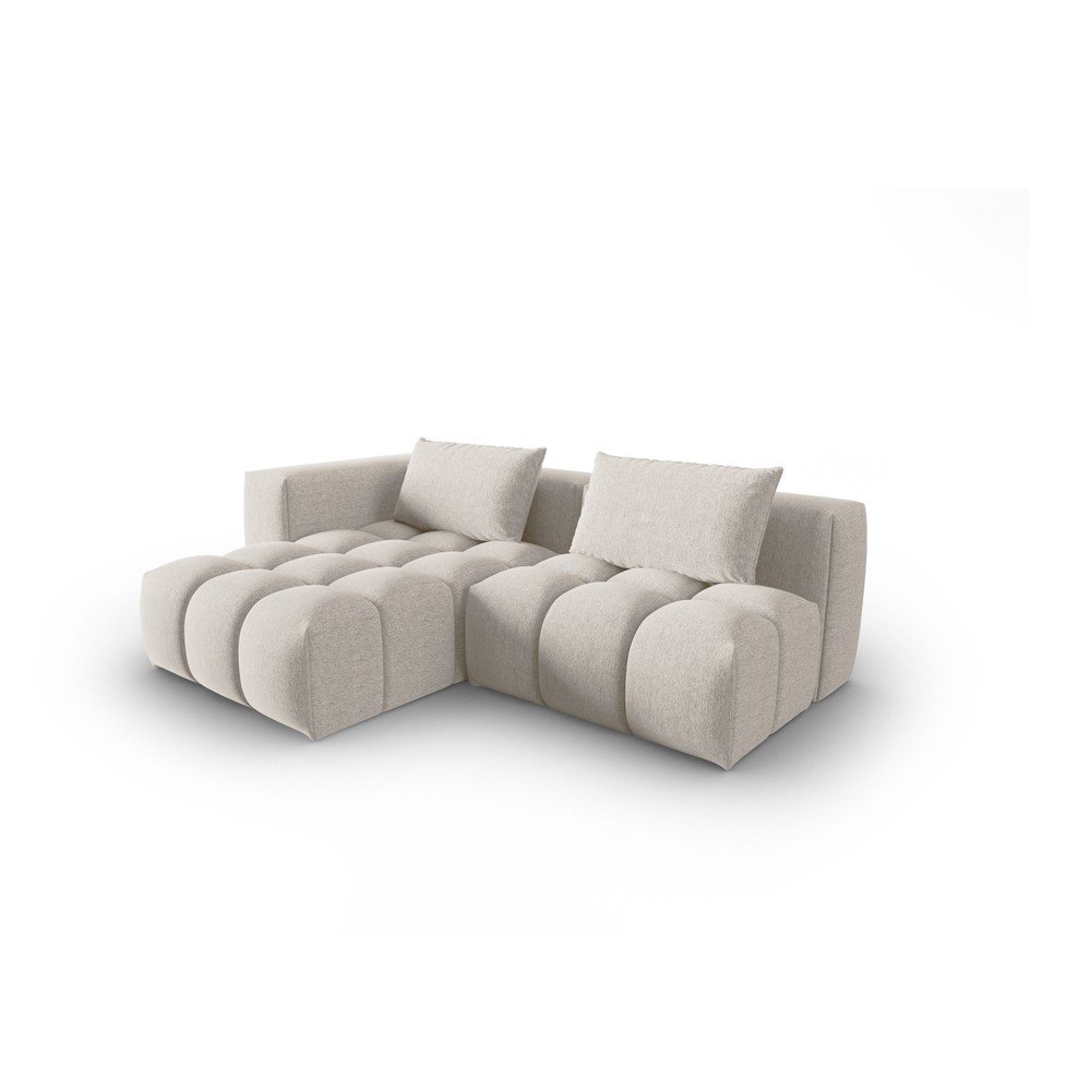 Bézs sarokkanapé (bal oldali-heverő résszel) Verona – Cosmopolitan Design