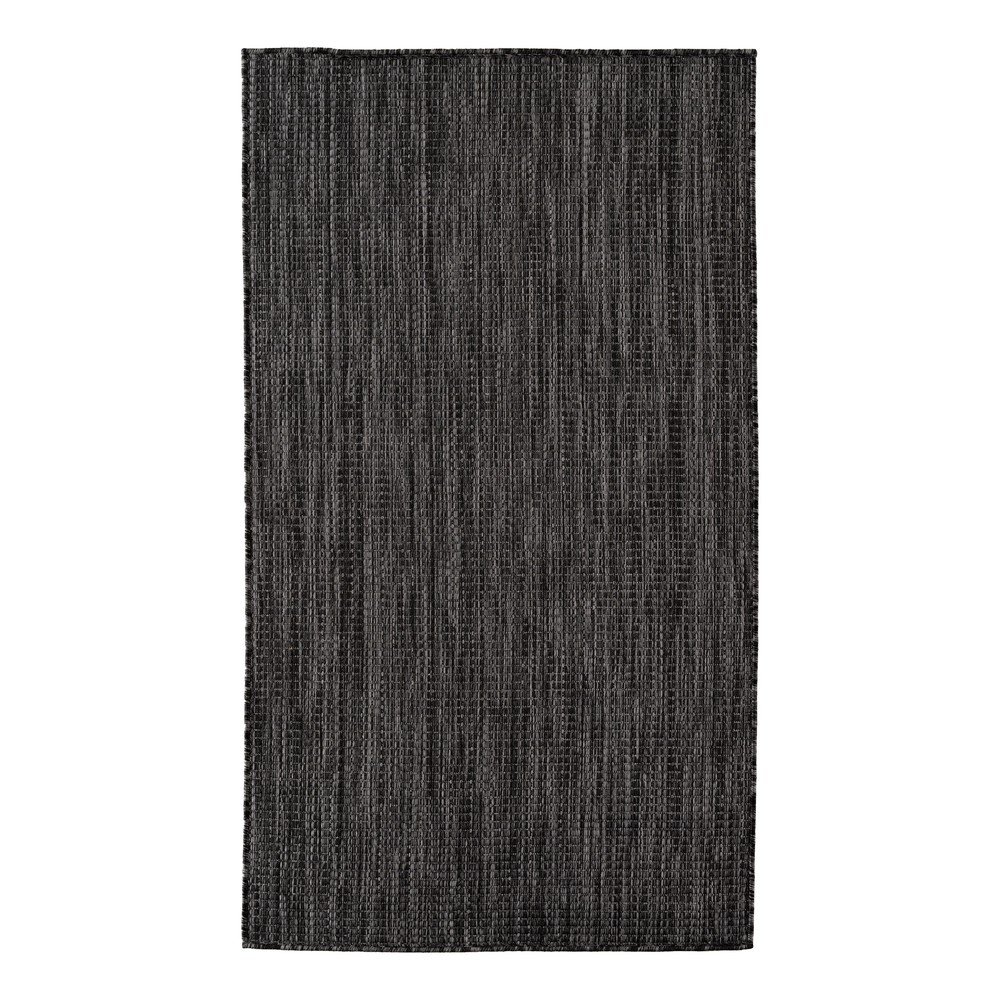 Fekete kültéri-beltéri szőnyeg 80x150 cm Mira 1450 – Ayyildiz Carpets