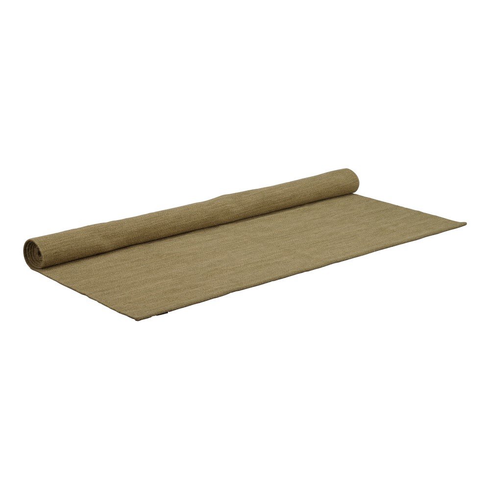 Khaki kézi szövésű gyapjú szőnyeg 240x340 cm Moorfields – Rowico