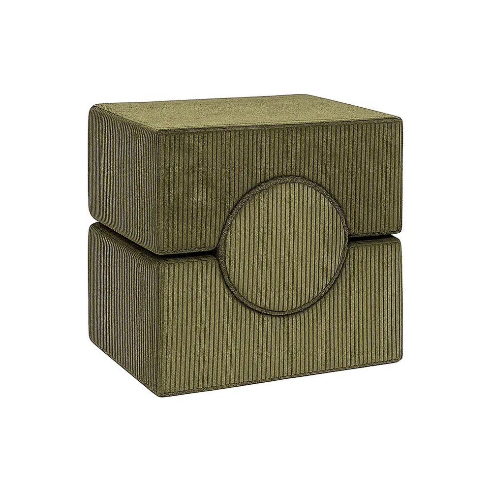 Khaki kordbársony habszivacs játszótér 3 db-os magasság 30 cm 83x45 cm – Meowbaby