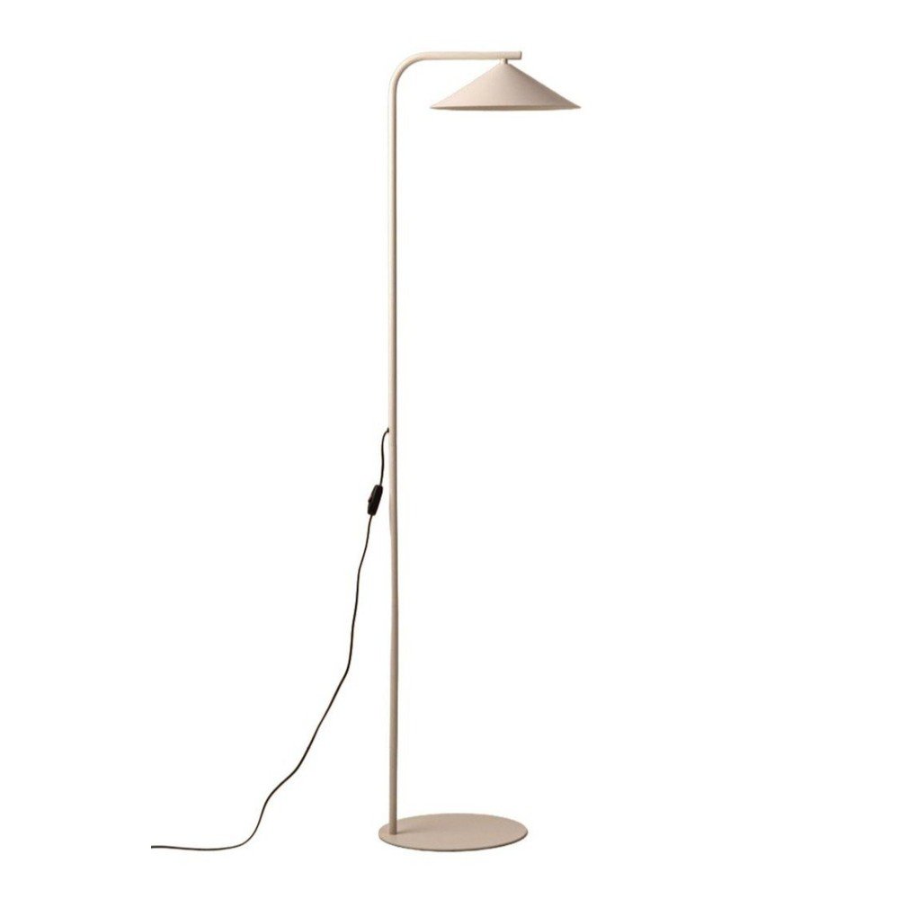 Krémszínű fém állólámpa (magasság 160 cm) Nocte – Micadoni