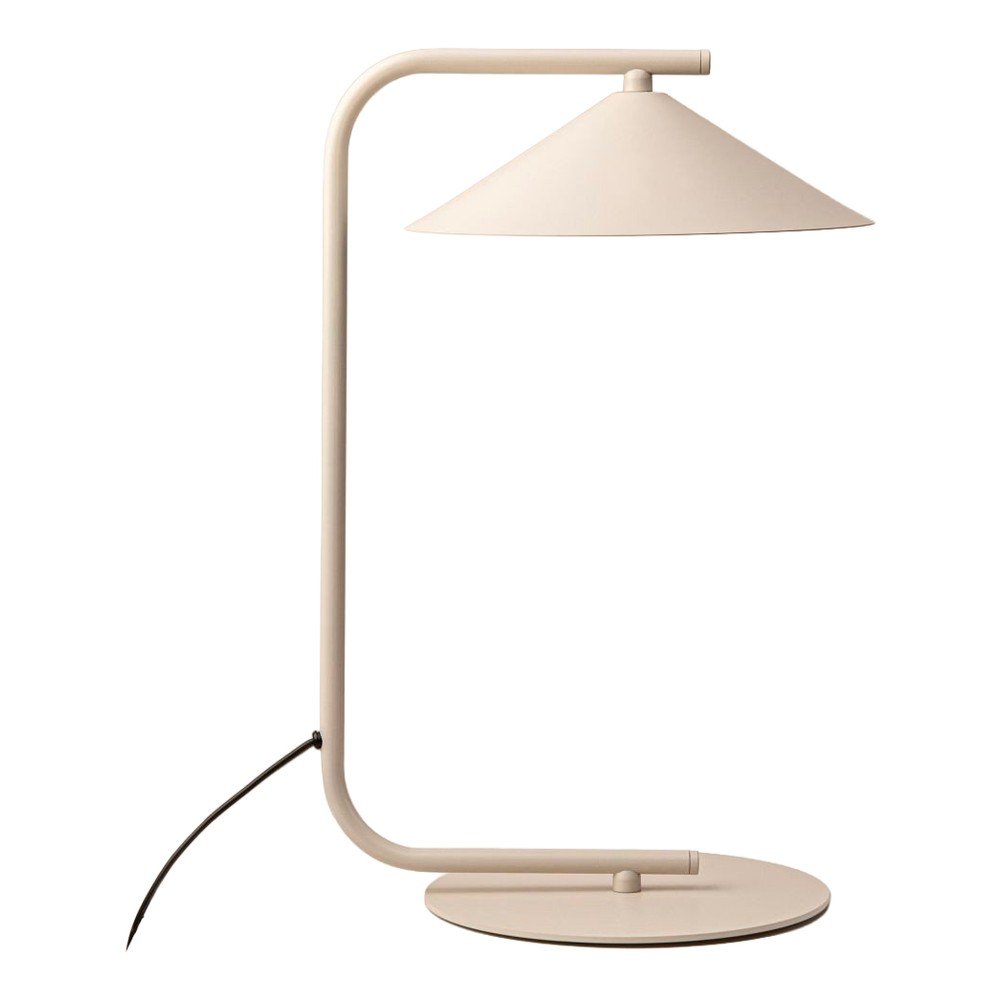 Krémszínű fém asztali lámpa (magasság 42 cm) Nocte – Micadoni