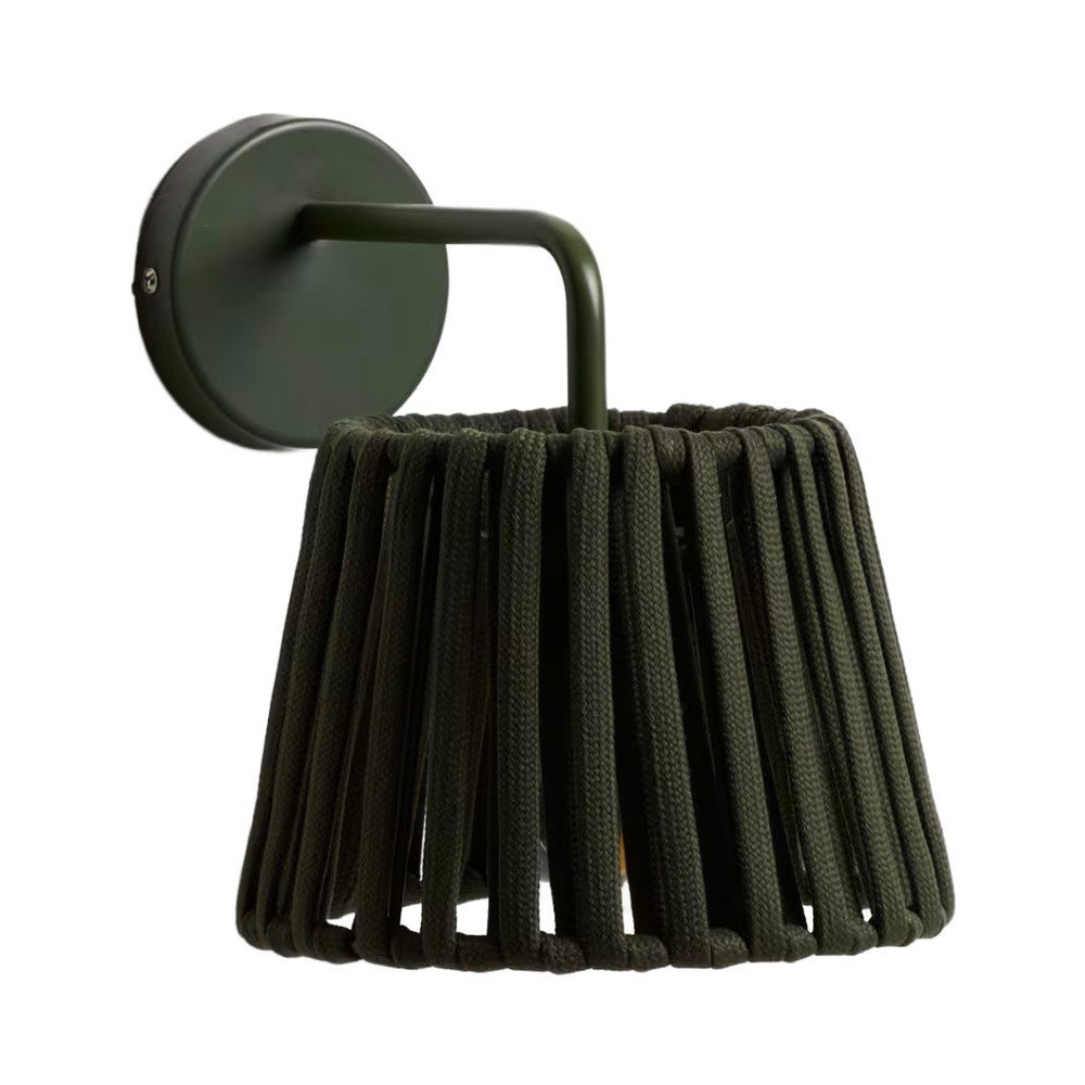 Napelemes LED fali kültéri lámpa (magasság 23 cm) Aldet – Kave Home