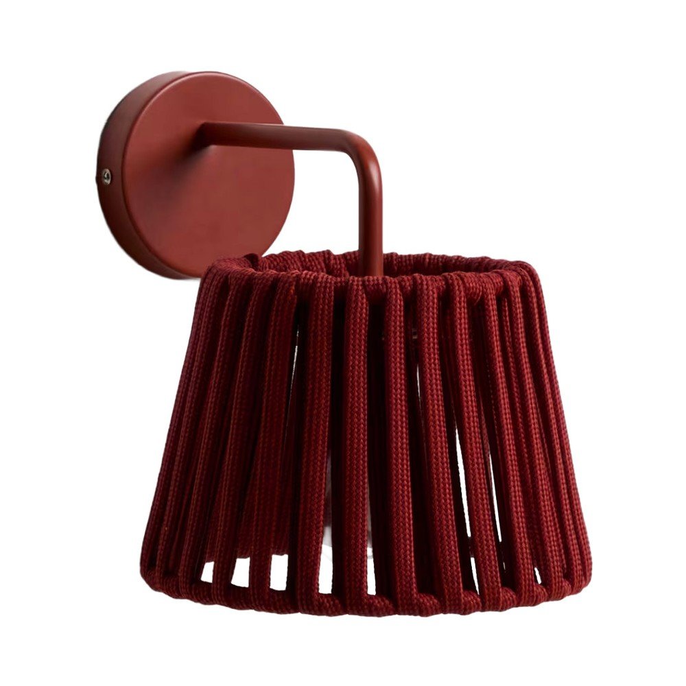 Napelemes LED fali kültéri lámpa (magasság 23 cm) Aldet – Kave Home