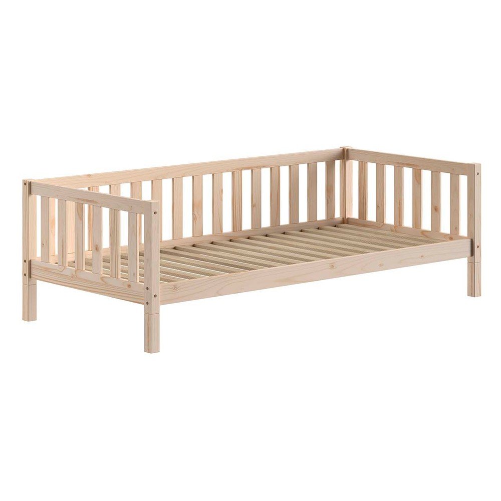 Natúr színű borovi fenyő gyerekágy ágyráccsal 90x200 cm Dallas – Vipack