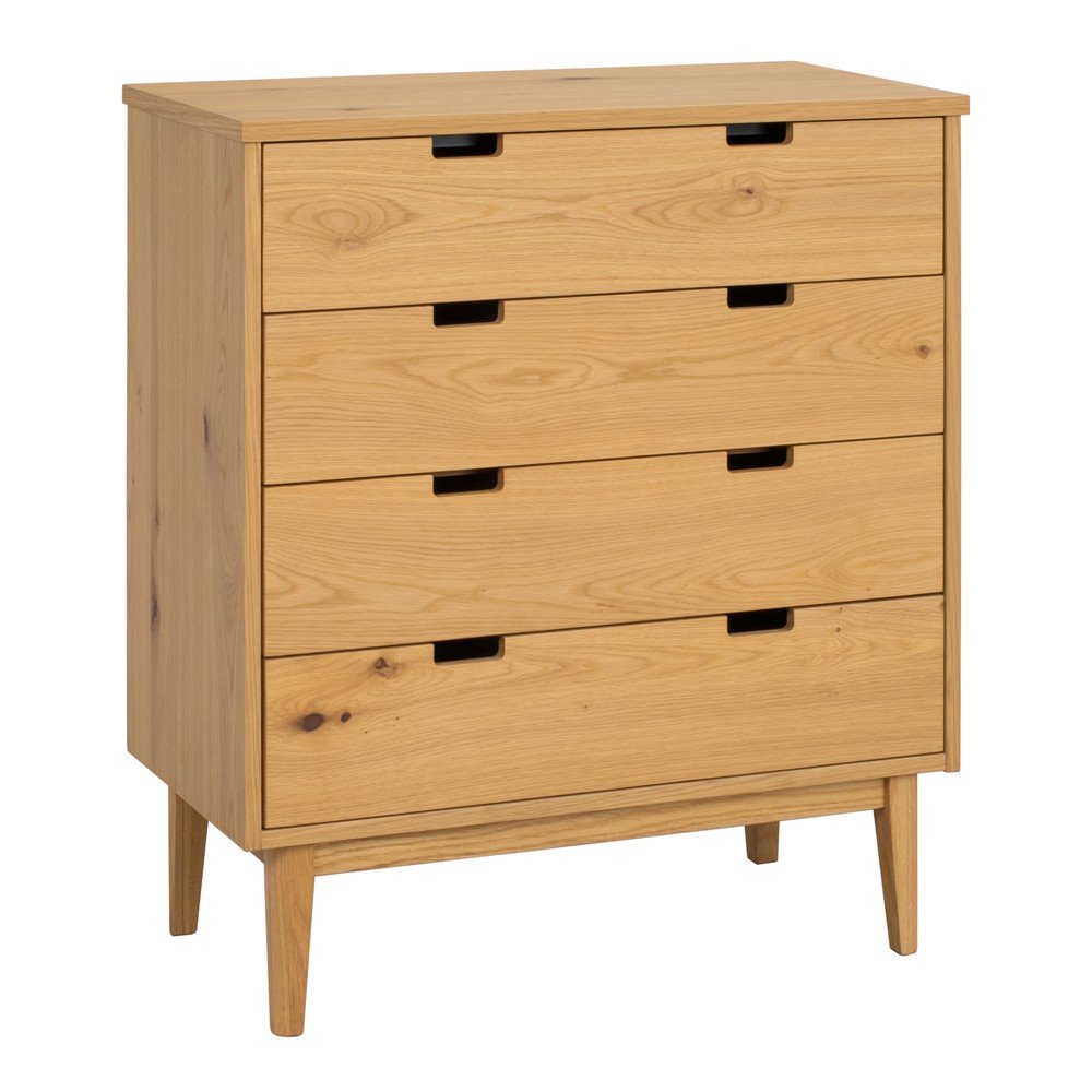 Natúr színű tölgyfa komód 75x85x38 cm Garrison – Rowico