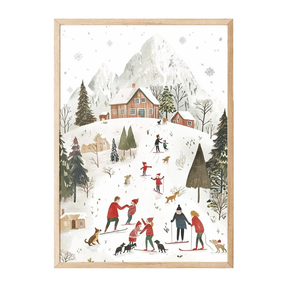 Nyomtatott keretezett kép 30x40 cm – Wallity