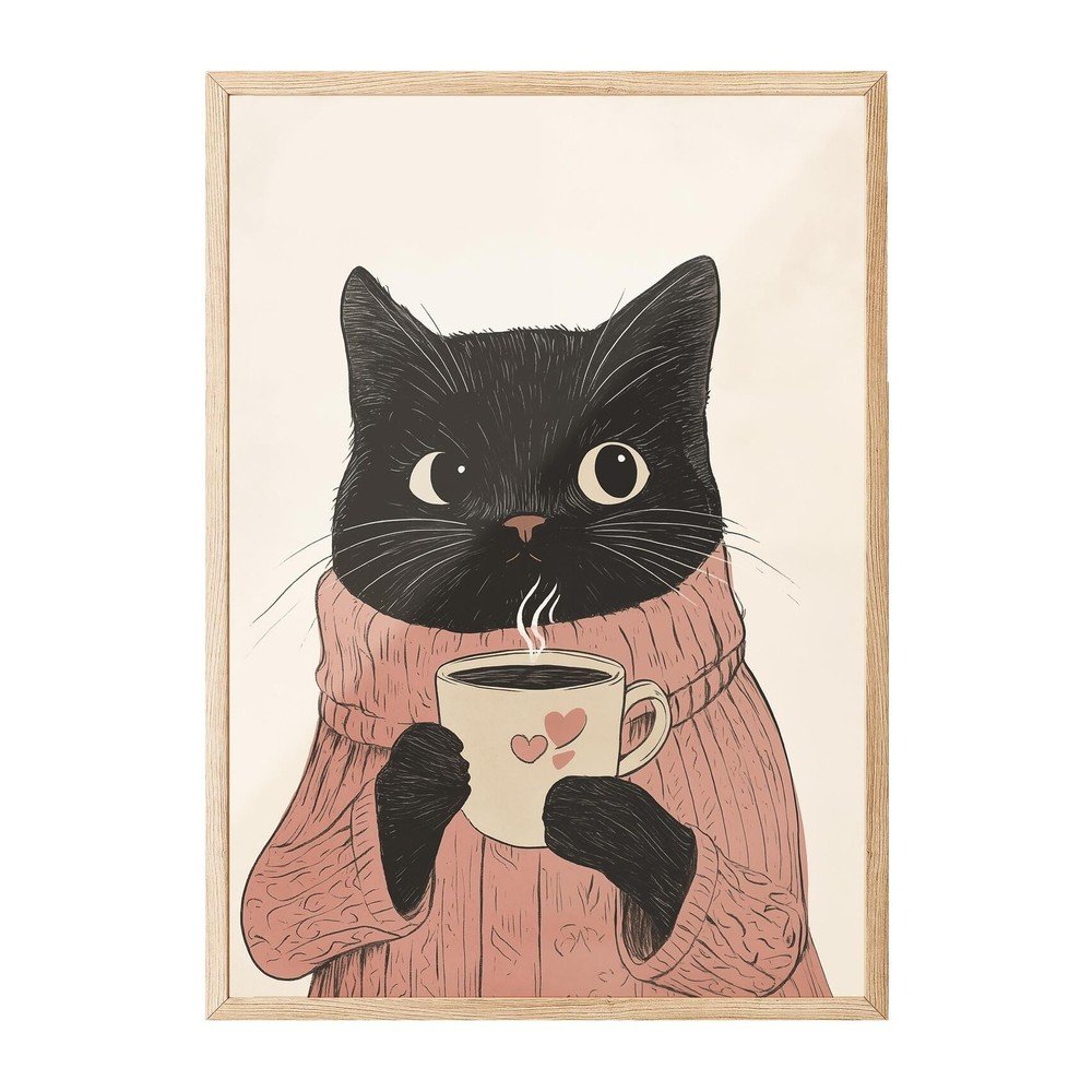 Nyomtatott keretezett kép 30x40 cm – Wallity