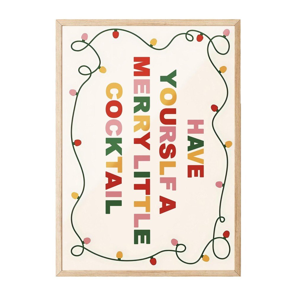 Nyomtatott keretezett kép 30x40 cm – Wallity