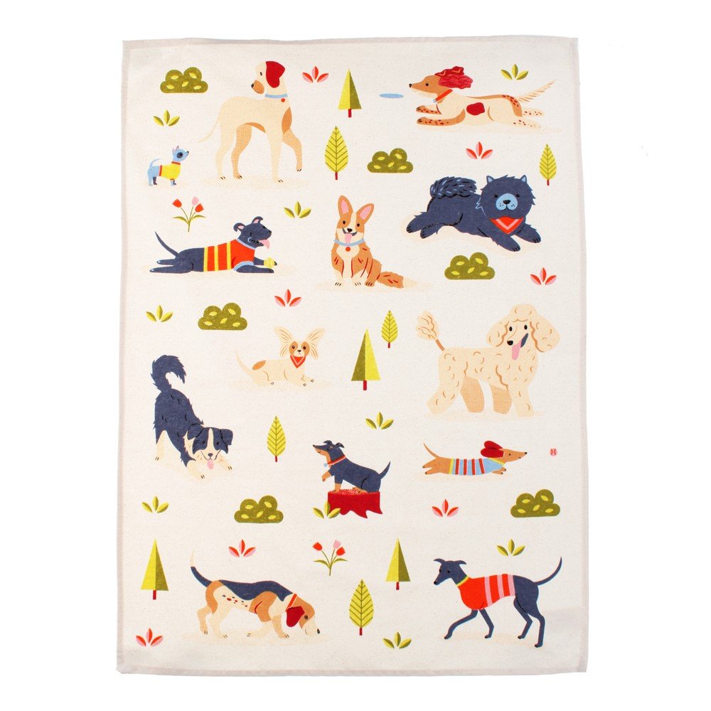 Pamut konyharuha 70x50 cm Dog Park – Rex London