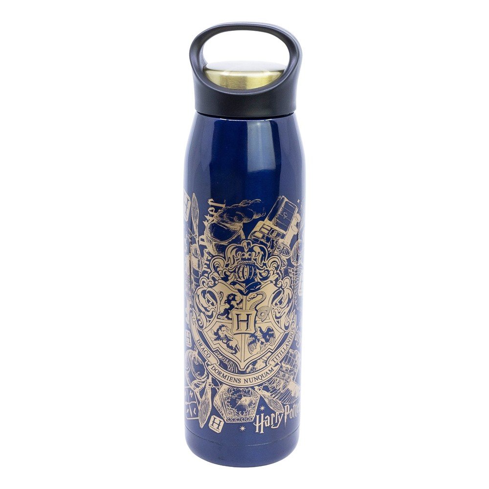 Sötétkék rozsdamentes acél gyerek termosz 665 ml Harry Potter – STOR