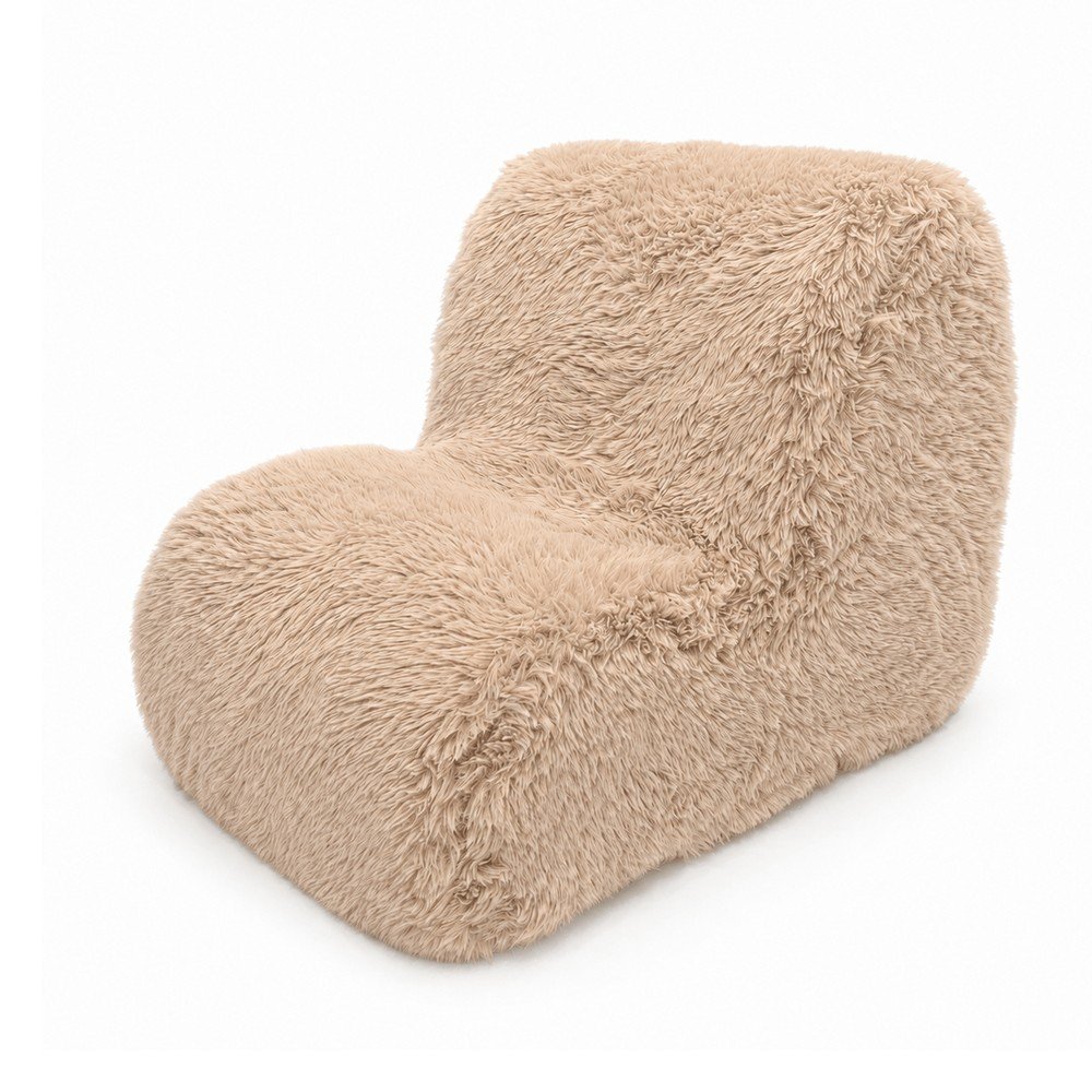Világos natúr színű gyerek fotel Mammoth – Meowbaby