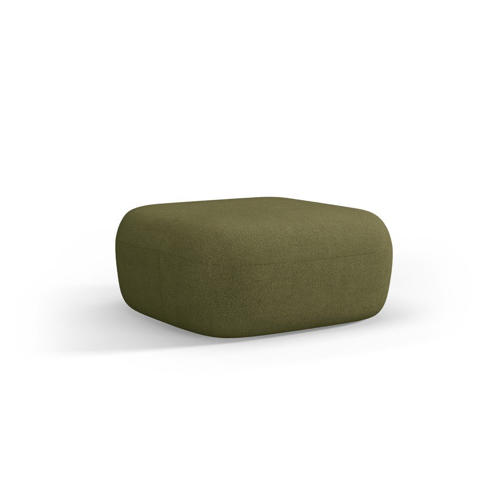 Zöld buklé puff Jenny – Micadoni