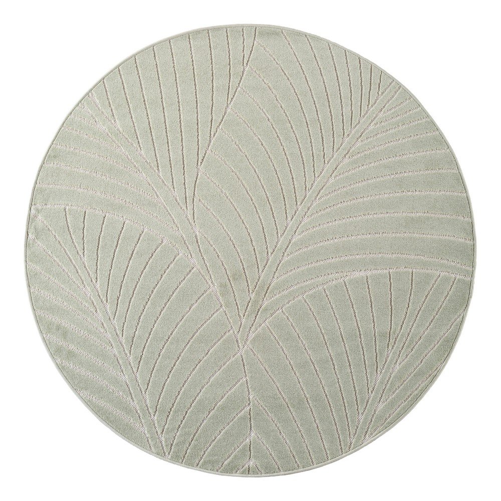 Zöld kerek kültéri-beltéri szőnyeg ø 120 cm Nova 1203 – Ayyildiz Carpets